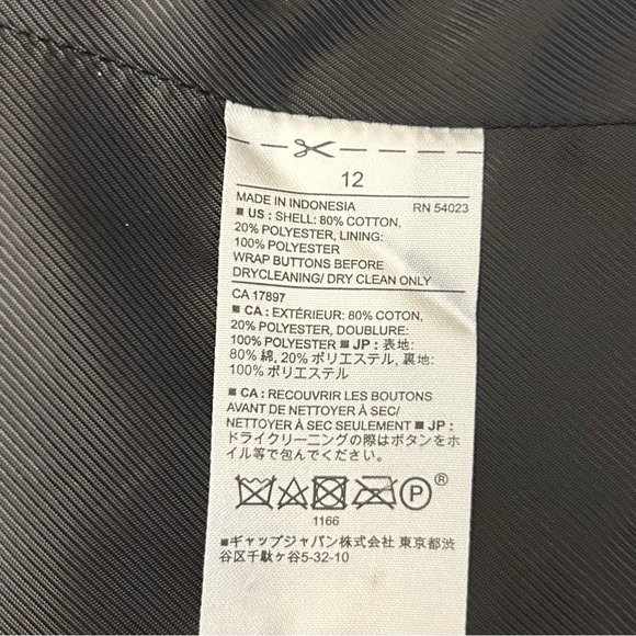 BANANA REPUBLIC Black Double-Breasted Textured Women's Blazer - Picture 16 of 16